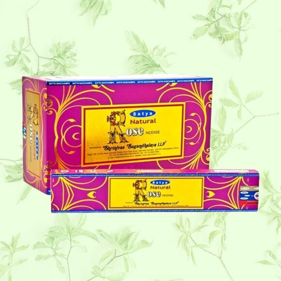 Satya Natural Rose Incense Sticks - Premium Aromatic Fragrance Box of 12 packs o - Picture 1 of 1